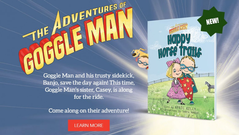 The Adventures of Goggle Man is now available in all major outlets