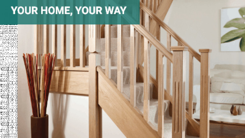 Custom Stairs - Adding towards the Uniqueness of the Home's Design