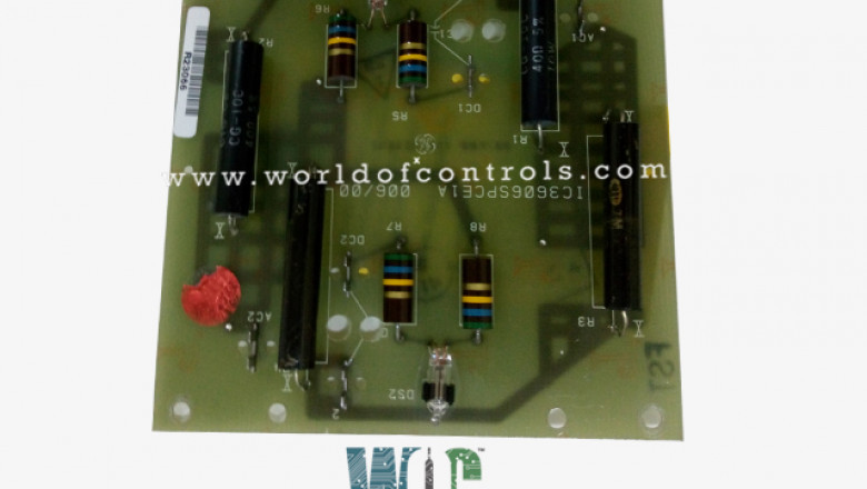 GE GENERAL ELECTRIC IC3606SPCE1A SNUBBER CARD PCB