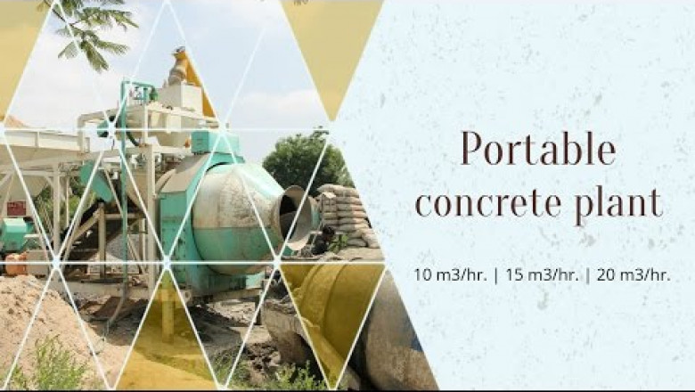 Portable Concrete Ready Mix Plant Manufacturer - Atlas Technologies Pvt. Ltd.