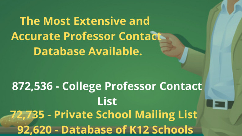 College Professor Email List | Professors Mailing Addresses