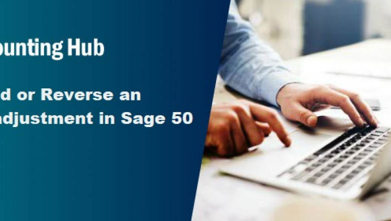 How to void or reverse an inventory adjustment in Sage 50