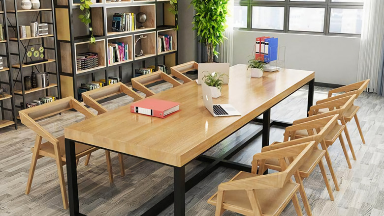Solid wood dining table at affordable price