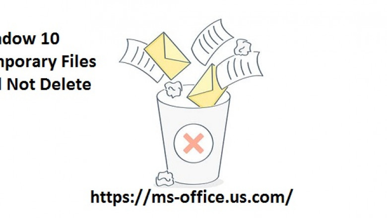 Method To Fix If Window 10 Temporary Files Will Not Delete: