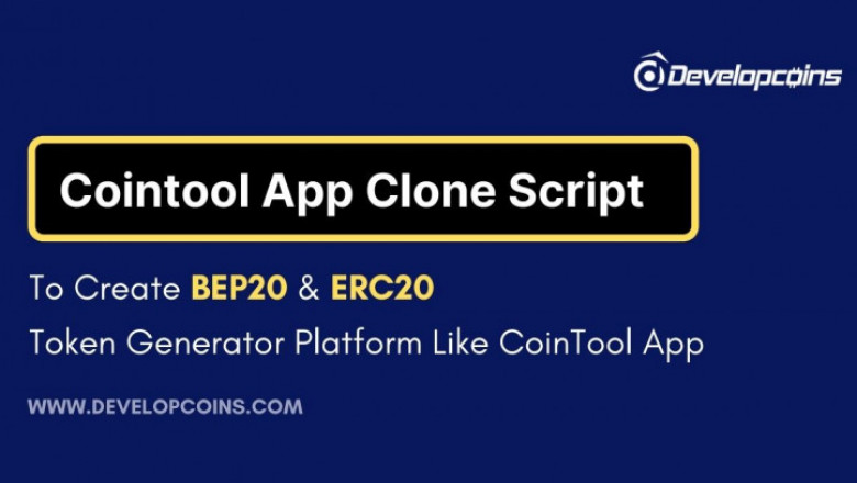 Cointool App Clone Script | Token Generator Platform Development Company | Developcoins
