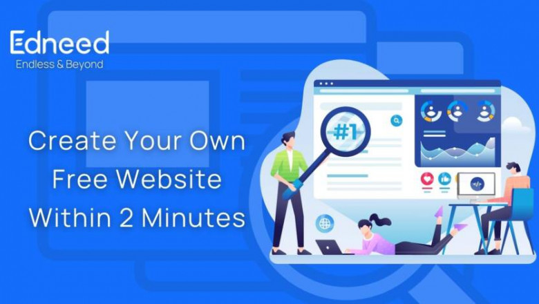 Create Your Own Free Website Within 2 Minutes - Edneed