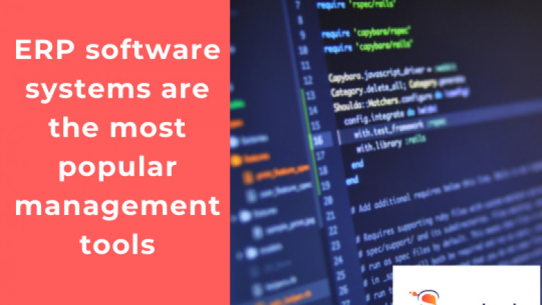 ERP software systems are the most popular management tools