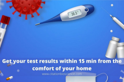 Get your test results within 15 min from the comfort of your home
