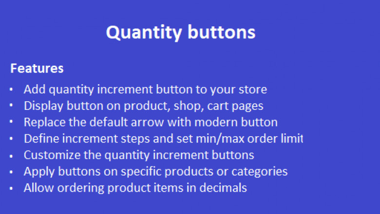 WooCommerce quantity button plugin