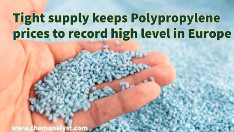 Polypropylene prices to record high level in Europe