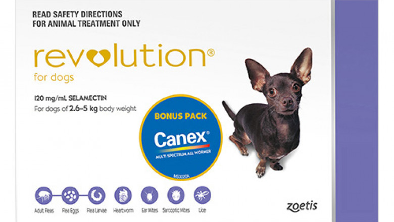 Revolution For Very Small Dogs 2.5 To 5 Kg Purple 3 Pack