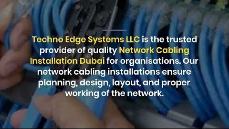 What is the Importance of a Good Network Cabling Installation in Dubai?