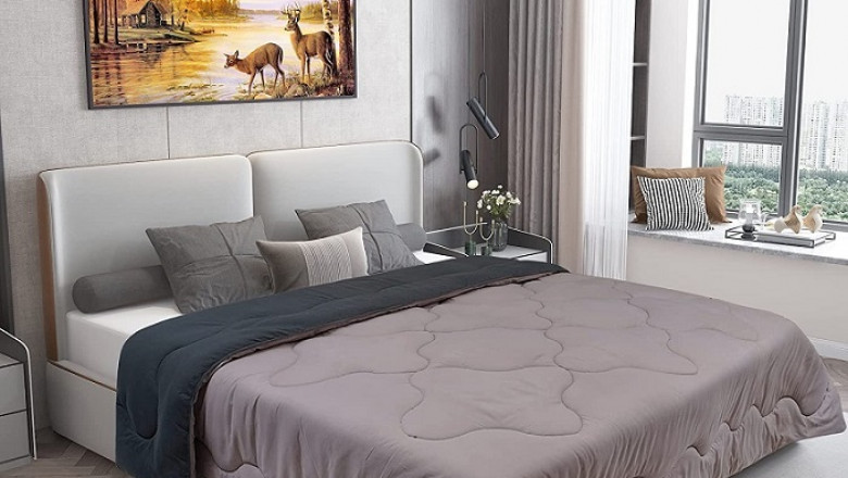 Dream Care Microfiber Reversible AC Comforter Design 25