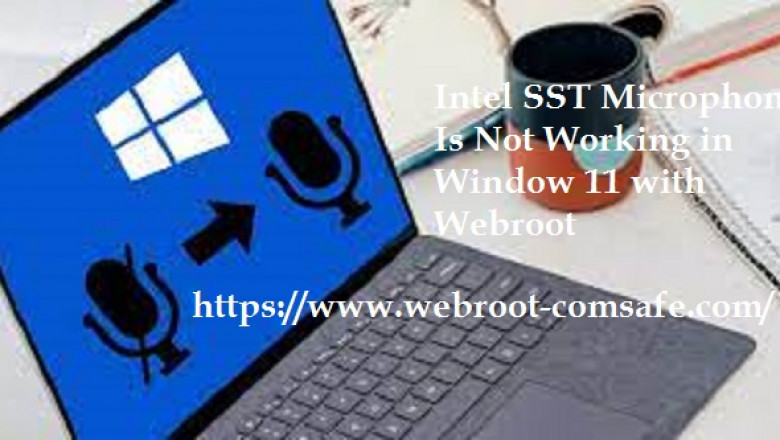 How to Fix If Intel SST Microphone Is Not Working in Window 11 with Webroot?