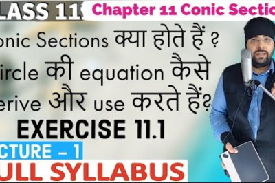 NCERT Exercise 11.1 Chapter 11 Conic Sections Class 11 Maths