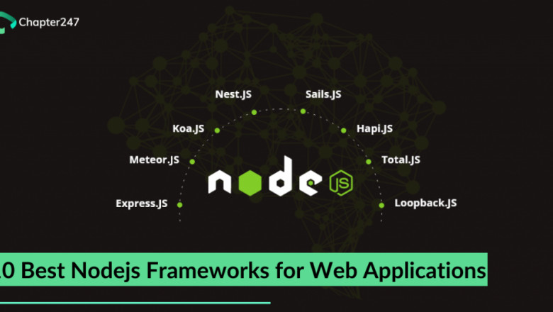 Know top 10 best nodejs framework for Web Application Development in 2022