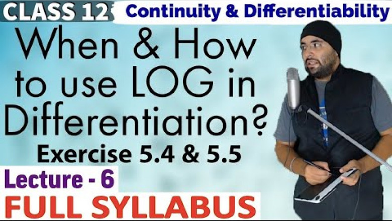 NCERT Exercise 5.4 and 5.5 Continuity and Differentiability Class 12 Maths