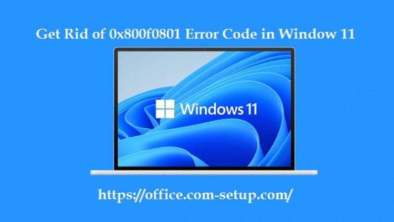 How to Get Rid of 0x800f0801 Error Code in Window 11?