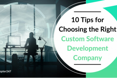 Know 10 simple tips to choose the right Custom Software Development Company