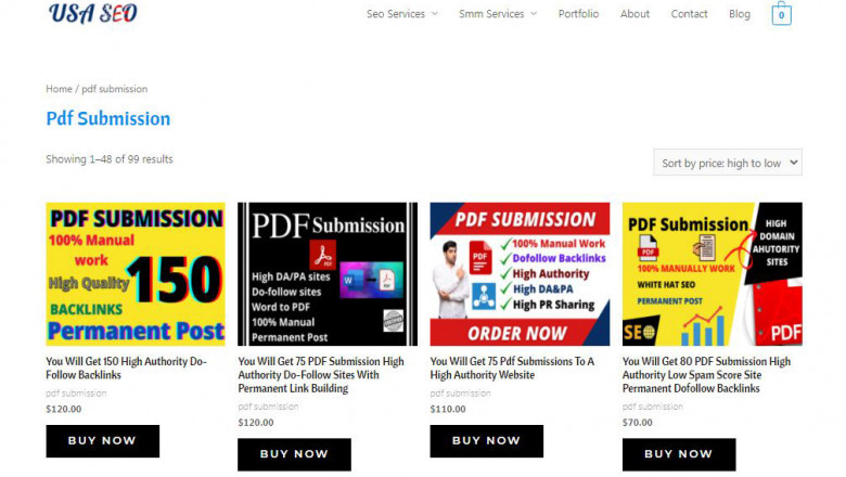 Buy PDF Submission at Affordable Prices | USA SEO