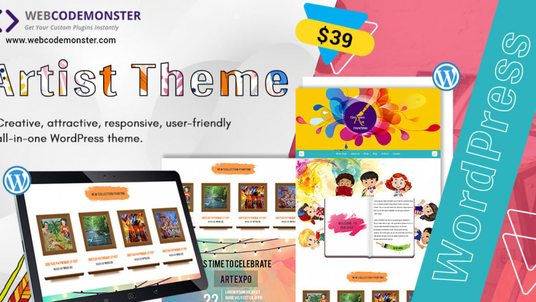 Artists WordPress Theme