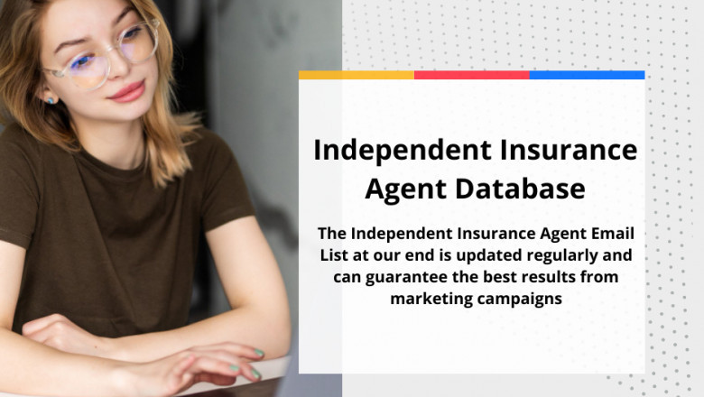 Get 100% Verified Independent Insurance Agent Database from InfoGlobalData