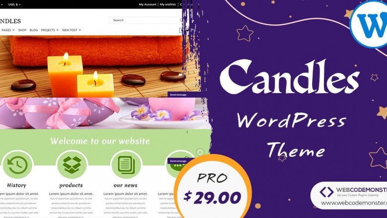 Candles WordPress Templates