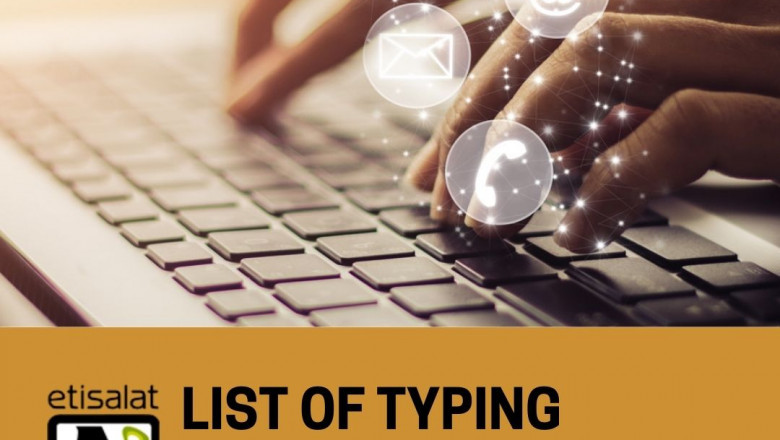 List of typing center In UAE