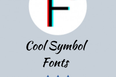 Cool Symbol Fonts - Online font Generator tool