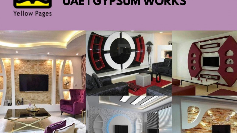 Gypsum Decoration Services & Companies in UAE