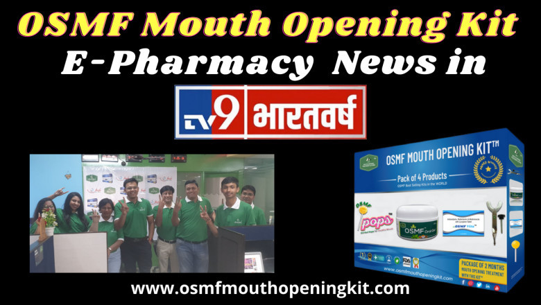 Dr. Bharat Agravat's OSMF Mouth Opening Kit E-Pharmacy Gives Office Tour To TV9 Bharat-varsh