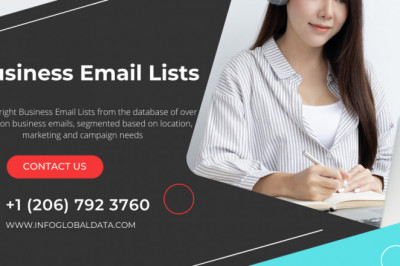 Now get your personalized marketing database with InfoGlobalData Business Mailing Lists updates.