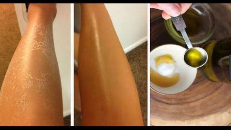How can olive oil be used for hair removal