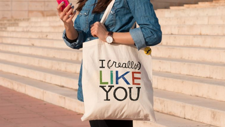 The Tote Bag Is a Type of Secondary Packaging Used To Transport and Store Luggage