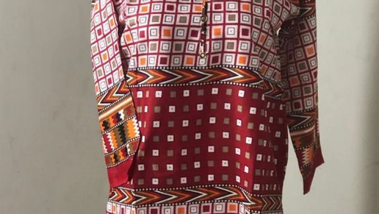 Printed Lawn Kurti Replica Zone