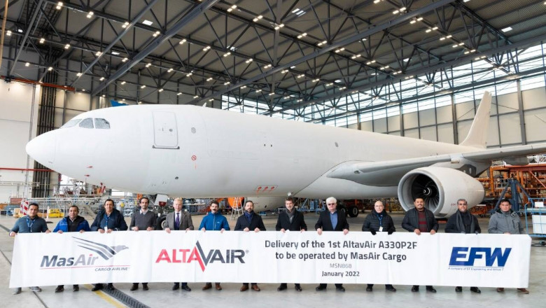 EFW delivers first of many next-gen converted freighters to Altavair