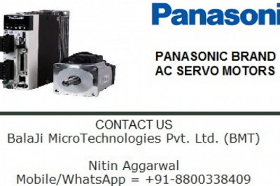 PANASONIC AC Servo Motors - INDUSTRIAL AUTOMATION