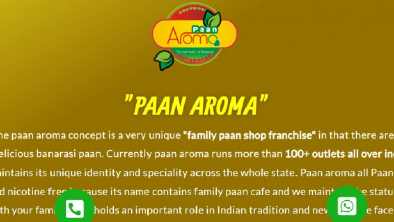 Paan aroma franchise | Paan shop franchise | Paan franchise
