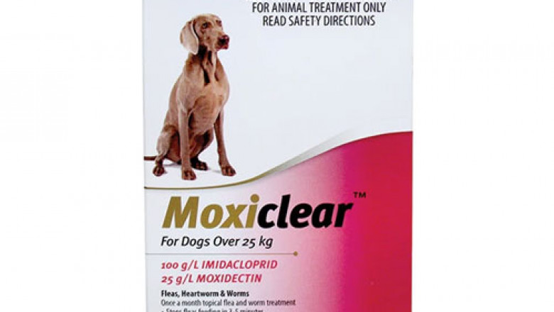 Buy Moxiclear for Large Dogs Over 25 Kg Pink Pack