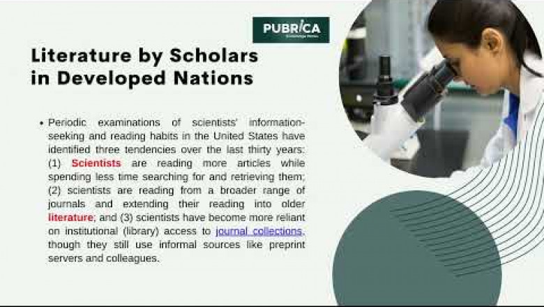 Current research on the influence of open access to the scientific literature – Pubrica