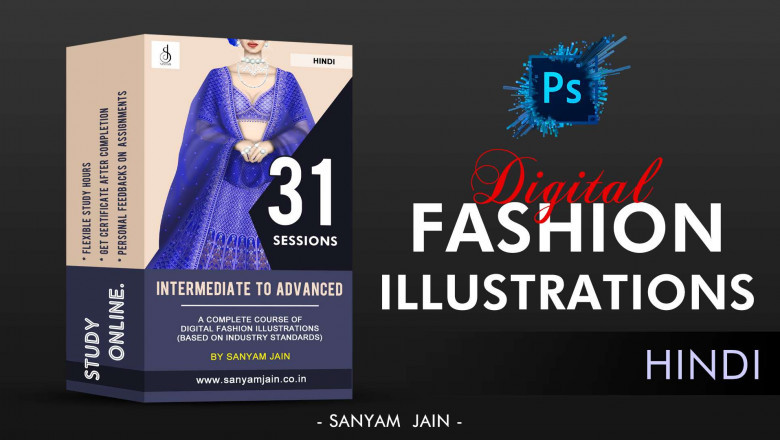Digital Fashion Illustration Course (DFIC) in Hindi for experienced