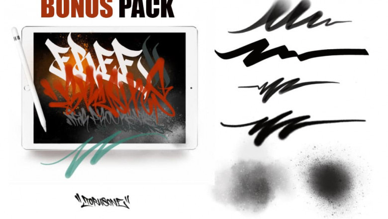 Lettering Brushes Procreate torusink