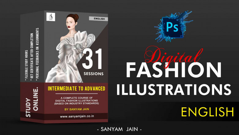 Online Digital Fashion Illustration Course (DFIC) for experienced