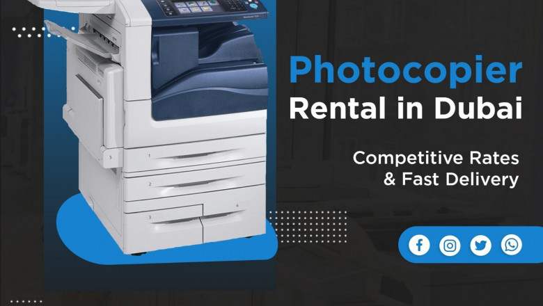 Fully mechanised Photocopier rentals in Dubai