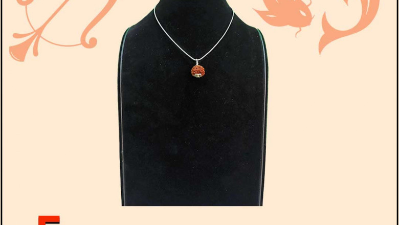 Silver Chain Rudraksha | Rudraksha Pendant With Silver Chain