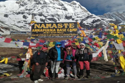 Weather of Annapurna Basecamp Trekking