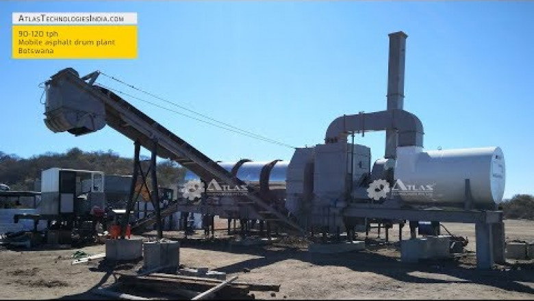 Mobile Asphalt Drum Mix Plant for Sale – Atlas Technologies