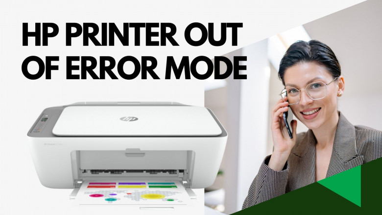How To Fix HP Printer In Error State Mode Problem Issues