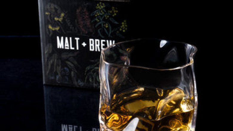Japan Inspired Whisky Wave Glass |maltandbrew