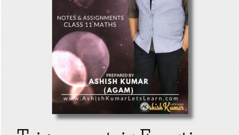 Trigonometric Functions Class 11 Maths Chapter 3